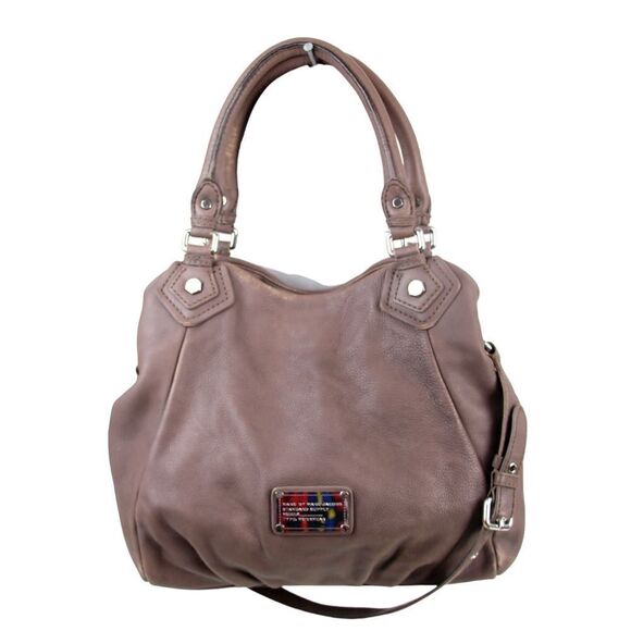 Marc by Marc Jacobs BROWN GENUINE LEATHER HOBO SHOULDER BAG PURSE HANDBAG - Picture 1 of 15